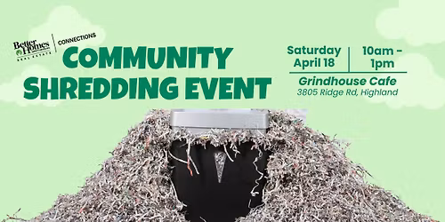 Community Shredding event sponsored by Realtor Josh Finger