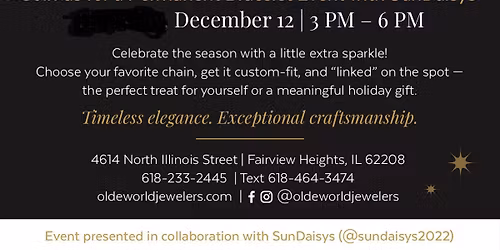 Permanent Bracelet Event with SunDaisys