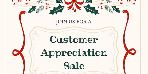 Customer Appreciation Sale