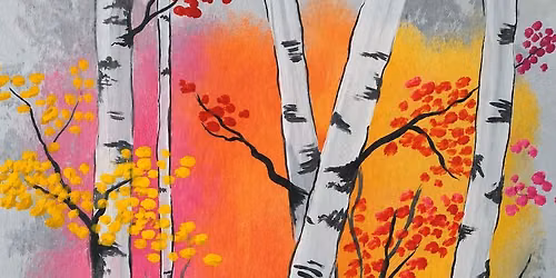 Greenwood Paint and Sip \u2013 Autumn Birch