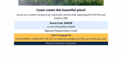 Paint, Sip, and Support