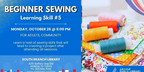 Beginner Sewing Series: Skill #5 (South Branch)