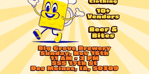 The Big Vintage Market at Big Grove Brewery 