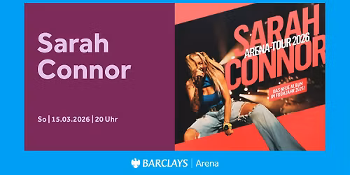 Sarah Connor | Barclays Arena Hamburg