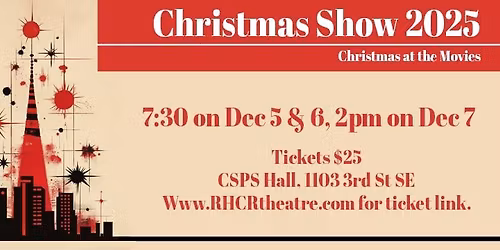 Christmas at the Movies: A RHCR Cabaret