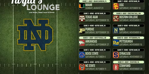 Notre Dame Saturdays at The Ten Gurnee