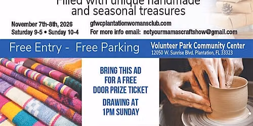 Not Your Mama's Craft Fair