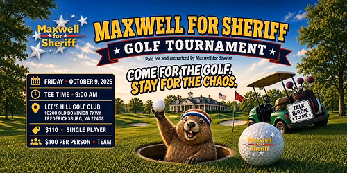 Maxwell for Sheriff Golf Fundraiser