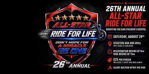 26th Annual All-Star Ride for Life