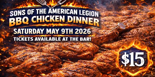 Sons of the American Legion Jeff Davis Squadron 18 BBQ Chicken Dinner!