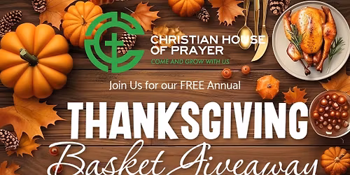FREE Thanksgiving Food Basket Giveaway