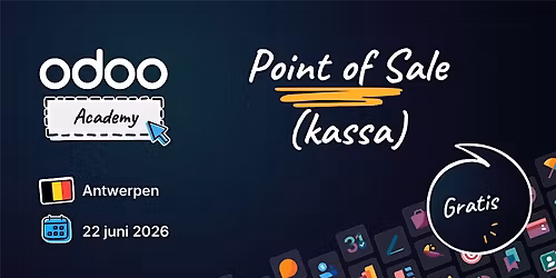 Odoo Academy Point of Sale (kassa) - Antwerpen