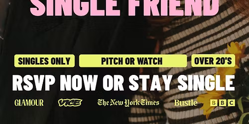Friday | Pitch Your Single Friend [20-45]  | Boodle Beasley | Hobart 
