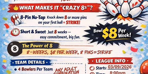 CRAZY 8'S BOWLING LEAGUE