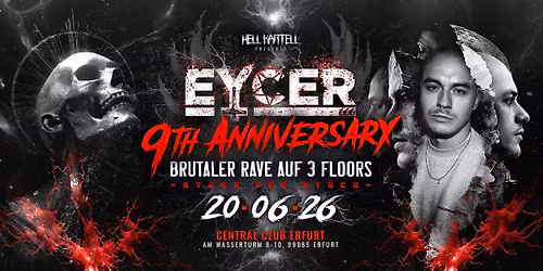 9 YEARS EYCER I 3 STAGES & 30 ACTS | CENTRAL ERFURT | 20.06.