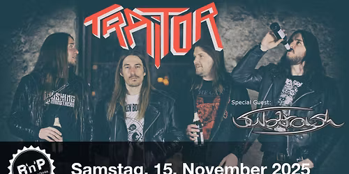 TRAITOR + Subtrash + My Elegy \u2022 R'n'P Wiesloch
