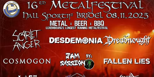 Metalfestival Kopstal 2025 - Hall Sportif Bridel