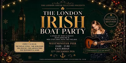 THE LONDON IRISH XMAS BOAT PARTY