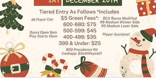 2nd Annual Christmas at Clarkys Tournament