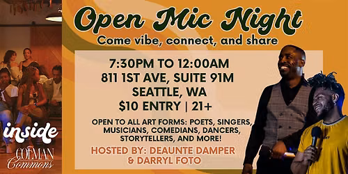 Open Mic Night: A BIPOC Centered Open Mic
