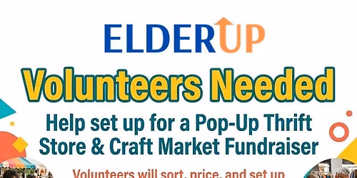 Volunteers Needed: Thrift Store Fundraiser Setup