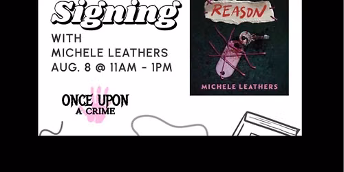 Book signing with Michele Leathers