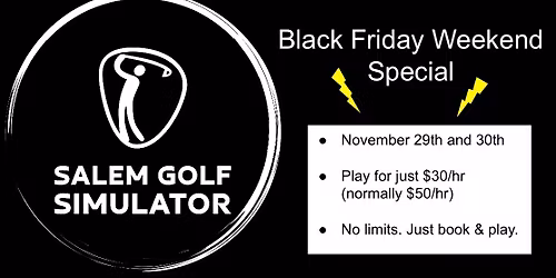 Black Friday Weekend Special 