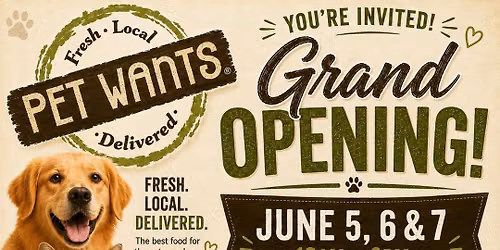 Grand Opening Celebration - Pet Wants St. Augustine