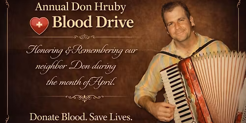 Annual Don Hruby Blood Drive 