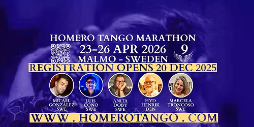 HOMERO TANGO MARATHON 9   \/\/   23-26 APRIL 2026