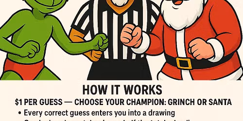 Grinch vs Santa Wrestling Match