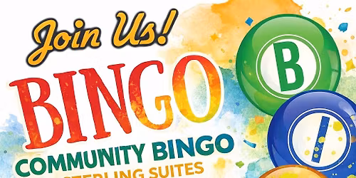 Sterling Suites Community Bingo & Coffee Morning \ud83c\udf89