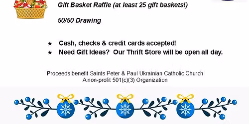 Annual Cookie Walk...and more.