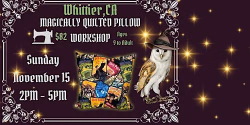 Beginner Sewing \u26a1\ufe0f MAGICALLY QUILTED PILLOW WORKSHOP \u26a1\ufe0f