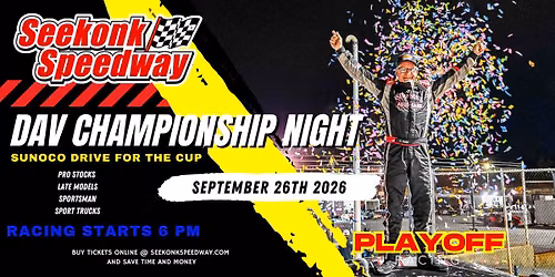 D Anthony Venditti Championship Night - Sunoco Drive for the Cup Finals