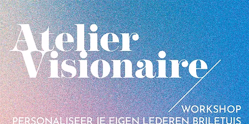 Atelier Visionaire - Lederen briletuis - 8 euro p\/p