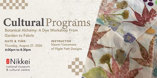 Botanical Alchemy: A Dye Workshop From Garden to Fabric
