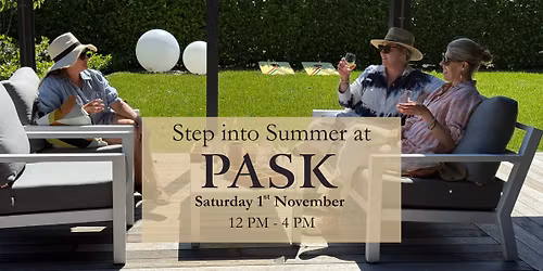 Step into Summer at Pask