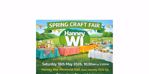 HANNEY WI SPRING CRAFT FAIR