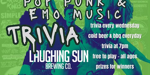 TRIVIA at Laughing Sun: Pop Punk & Emo Music