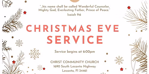 Christmas Eve Service