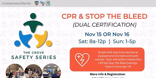 CPR & Stop the Bleed Certification Class