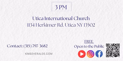 The Kings Heralds concert! This is a free event and open to the public!