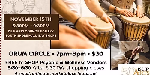 Psychic drum circle event