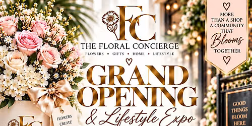 Floral Concierge Grand Opening Saturday Sept 26th 12-7pm Free