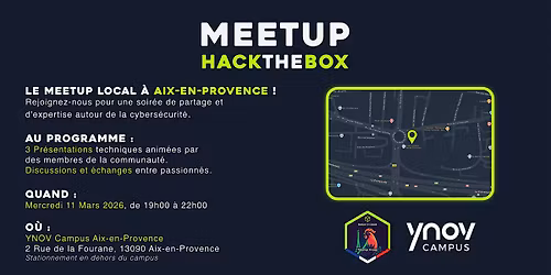 0x03 MeetUp HackTheBox France x Ynov Campus Aix