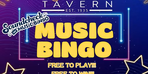 SoundCheck Music Bingo at Wisteria Tavern
