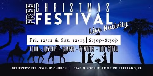Christmas Festival Live Nativity