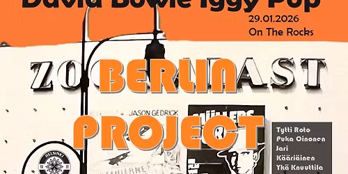 Berlin Project plays David Bowie & Iggy Pop \/\/ On The Rocks