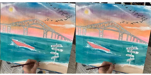 Key Bridge: Sparrows Point, The Cove with Artist Katie Detrich!
